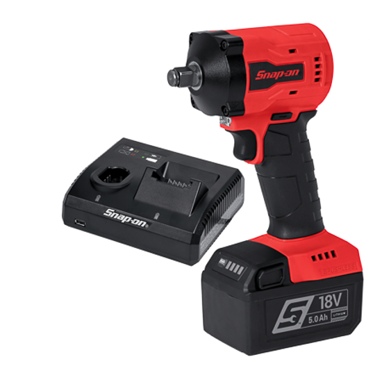 Picture of Snap-on 18V MonsterLithium Brushless Compact Cordless Impact Wrench Kit CT9035U1